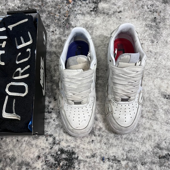 Cactus Plant Flea Market CPFM x Nike Air Force Premium 2024 Low White Size 8.5M - Picture 2 of 9